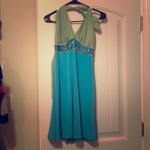 Short halter dress
